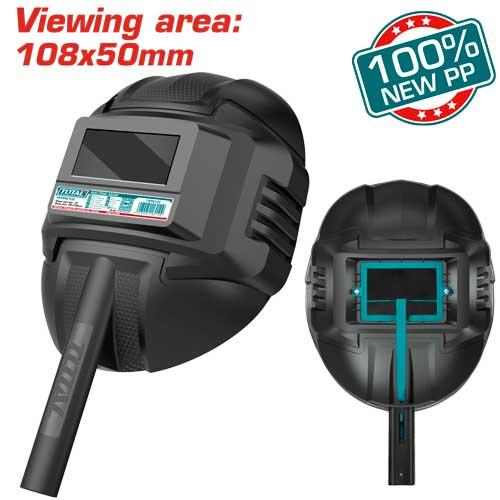 Total Welding Mask TSP9102 - 100% PP, Includes Welding Glass Total